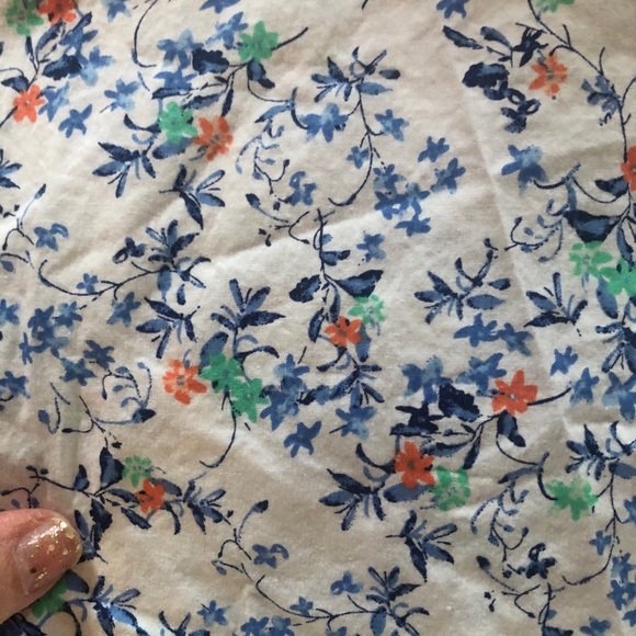 Express button down floral shirt athletic extra slim cut M 15 1/2 - Picture 8 of 10